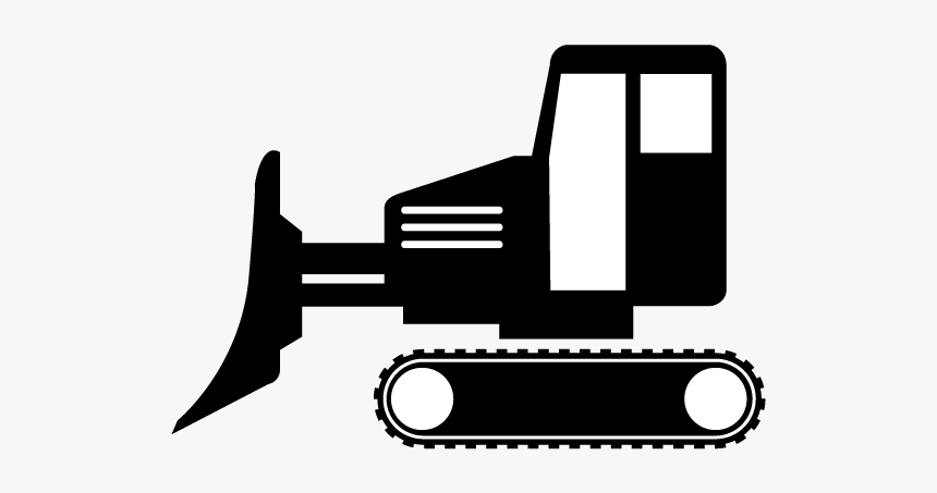 Bulldozer Computer Icons Portable Network Graphics - White Bulldozer Icon Png, Transparent Png, Free Download