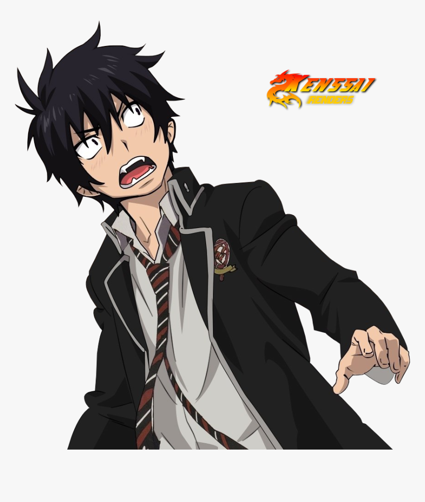 Showing Rin Okumura From Ao No Exorcist With Jacket - Rin Okumura Png, Transparent Png, Free Download