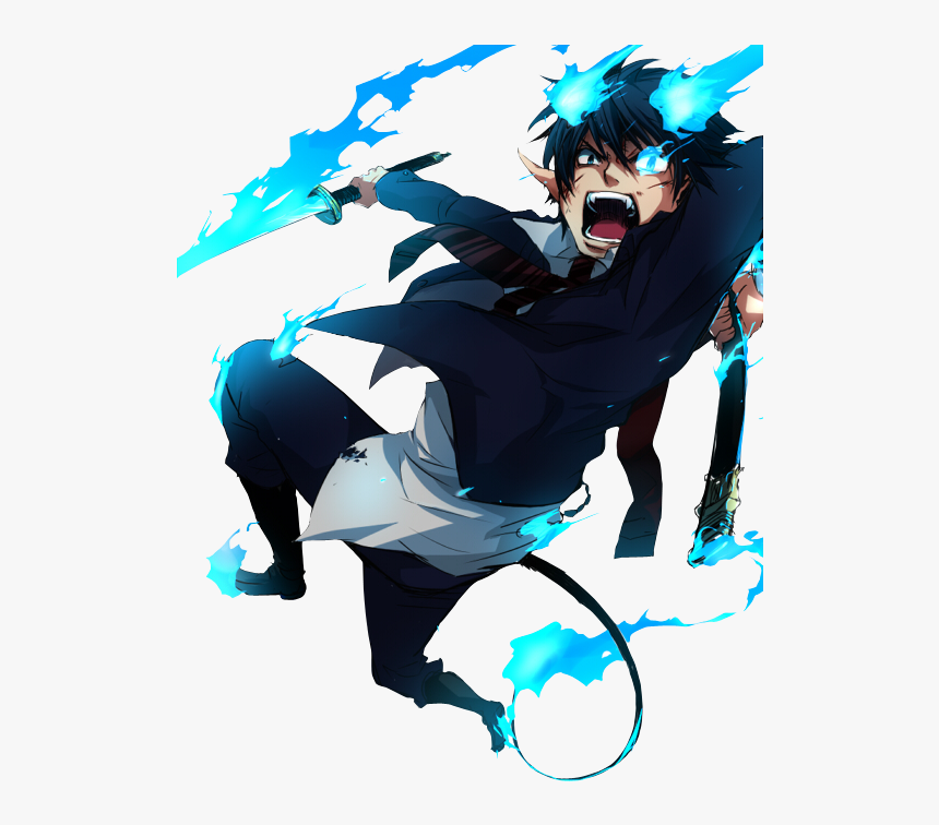 Blue Exorcist Rin Png, Transparent Png, Free Download