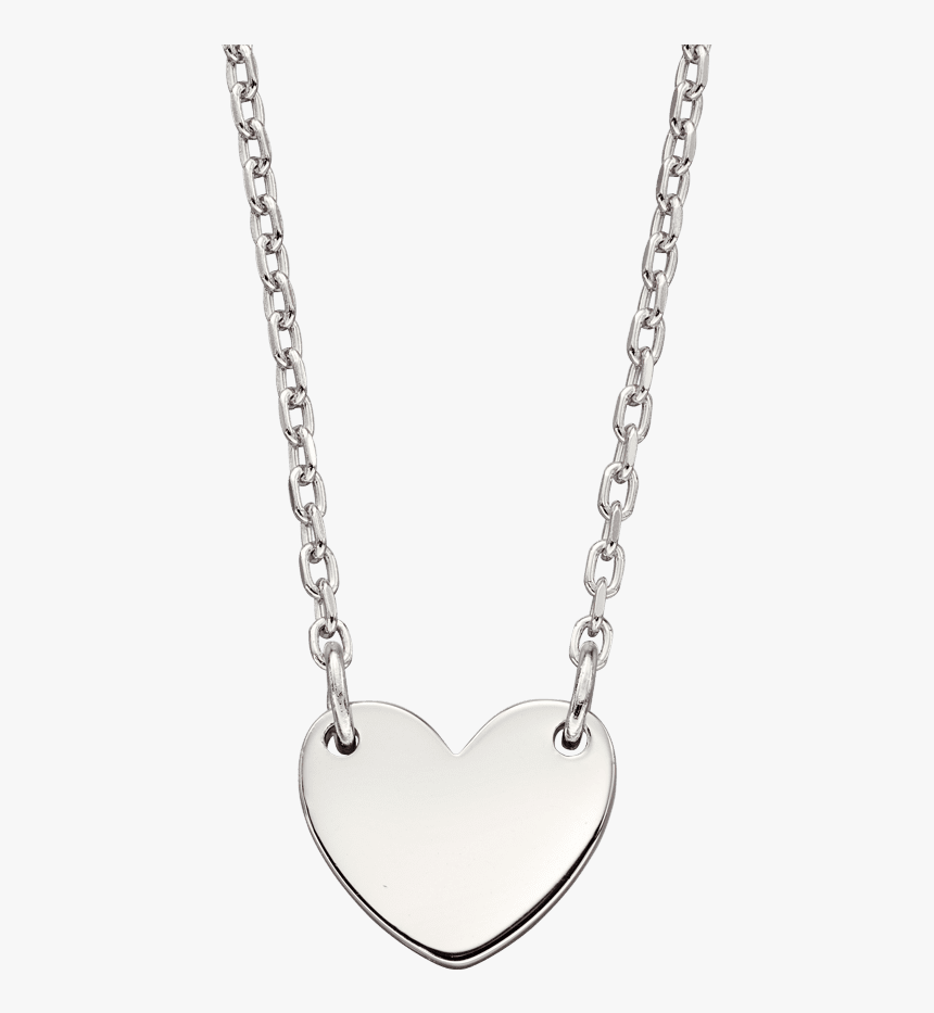 Silver Heart Necklace - Necklace, HD Png Download, Free Download