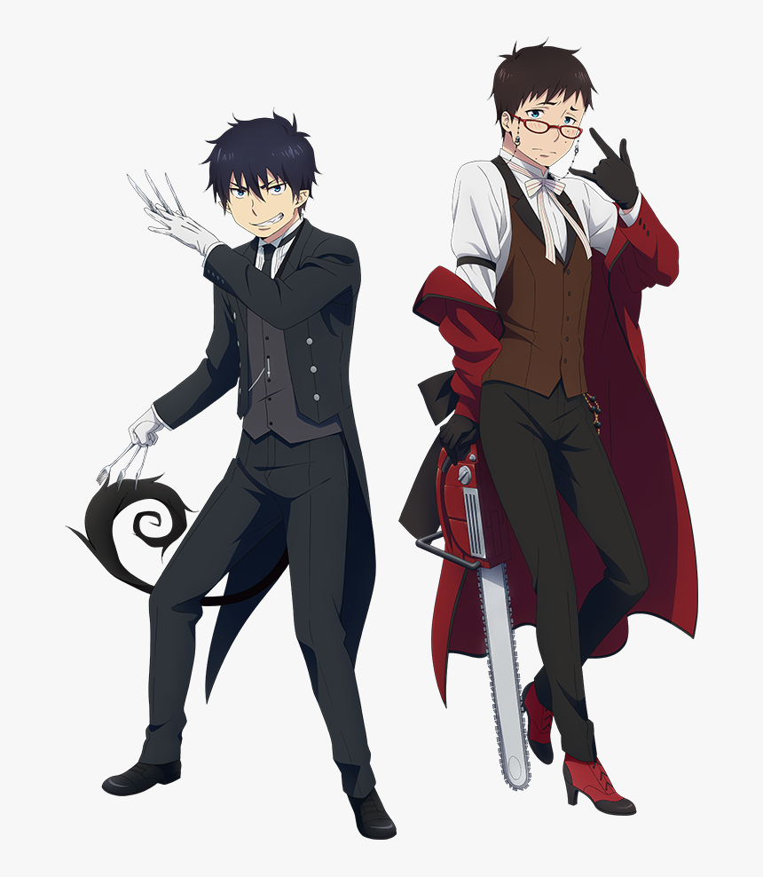 Blue Exorcist Png - Black Butler Blue Exorcist, Transparent Png, Free Download