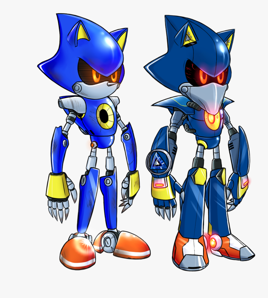 Metal Sonic And Metal Sonic Artredesign Sonic Boom - Eggman And Metal Sonic, HD Png Download, Free Download