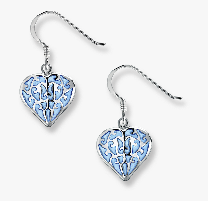 Nicole Barr Designs Sterling Silver Heart Earrings - Earrings, HD Png Download, Free Download