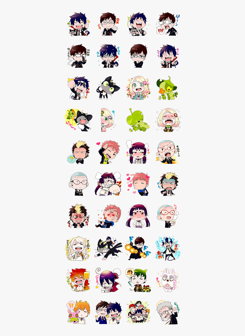 Blue Exorcist - Ao No Exorcist Stickers, HD Png Download, Free Download