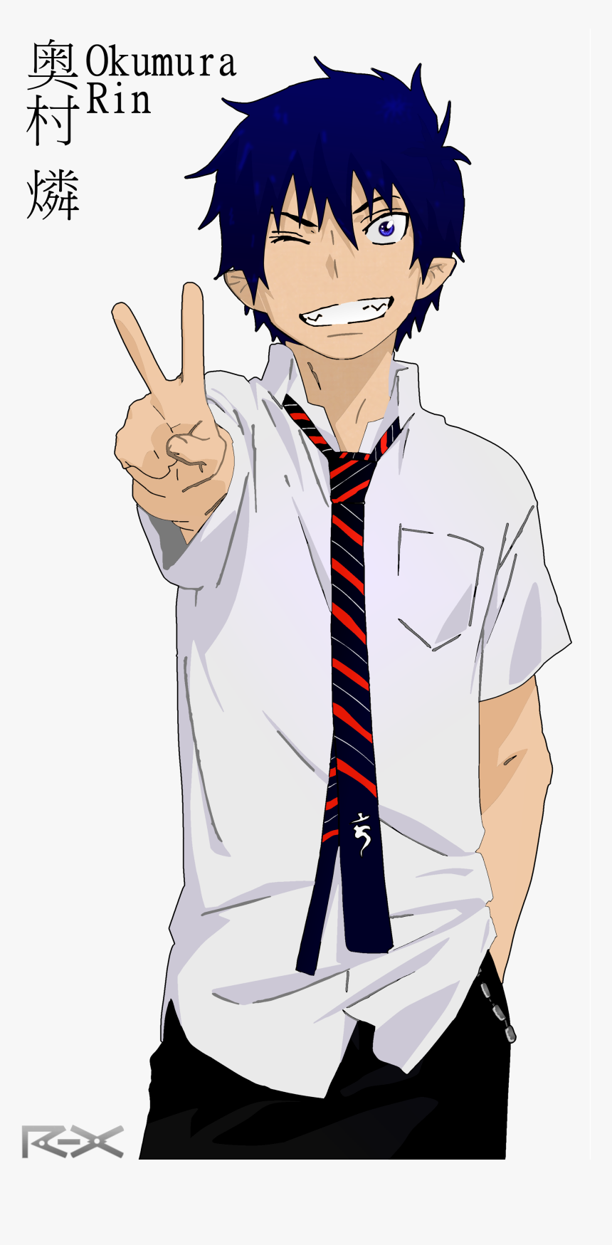 Rin Ao No Exorcist , Png Download - Ao No Exorcist Rin, Transparent Png, Free Download
