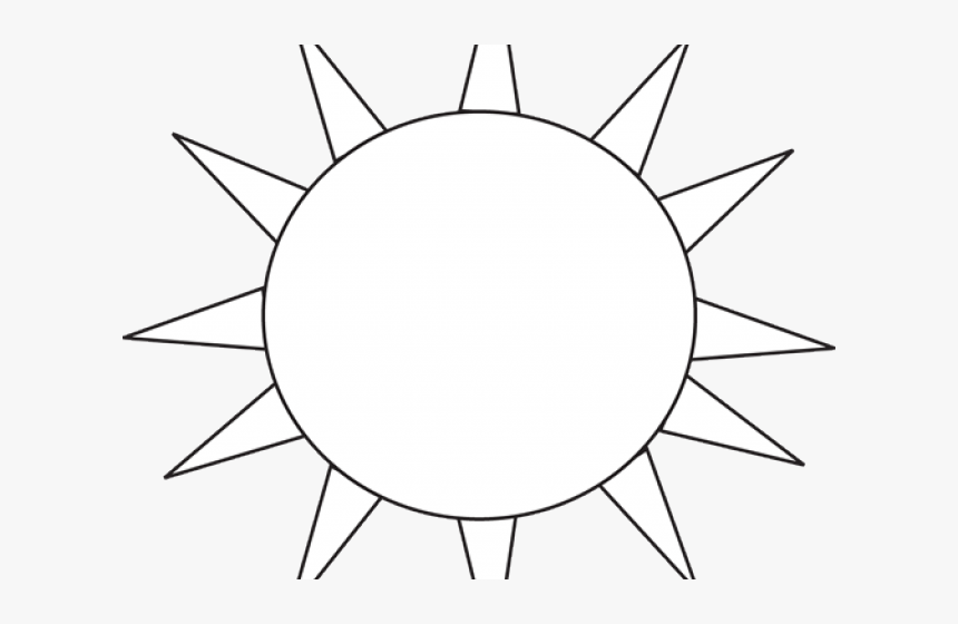 Black And White Sun Clipart White Sun Clip Art, HD Png