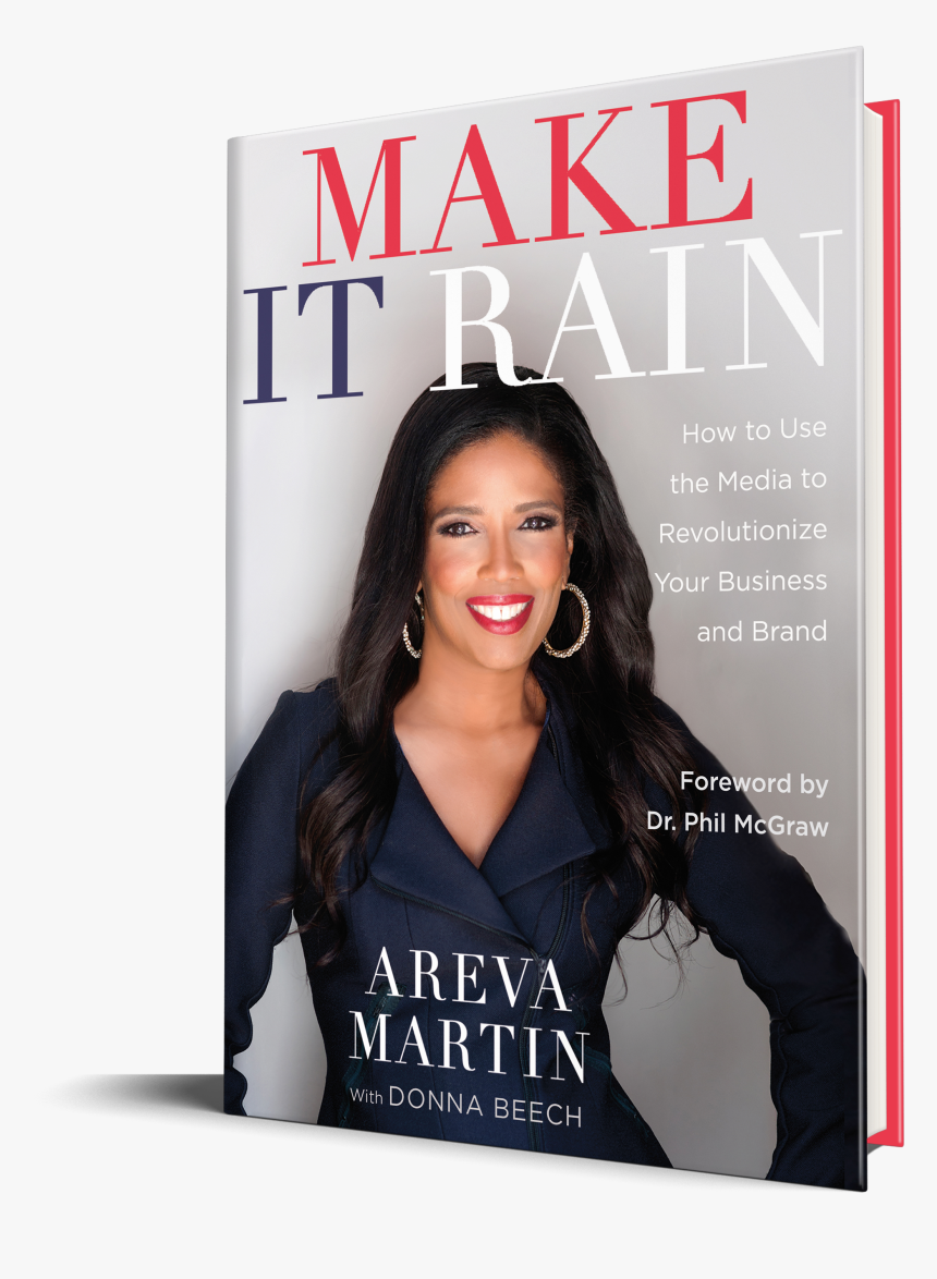 Make It Rain The Book By Areva Martin - Girl, HD Png Download, Free Download