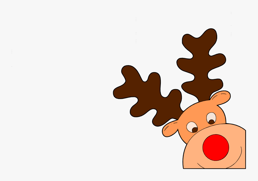 Christmas Reindeer Corner Border, HD Png Download, Free Download