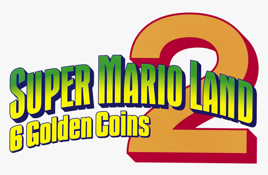 Super Mario Land - Super Mario Land 2 6 Golden Coins Logo, HD Png Download, Free Download