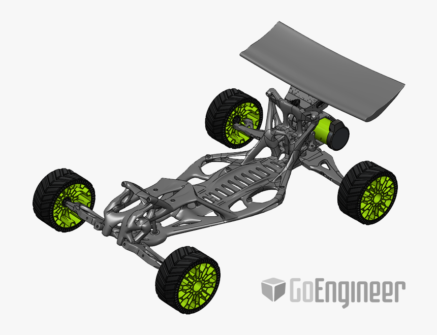 3d Printing Roadshow - 3d Printed Rc Buggy, HD Png Download, Free Download