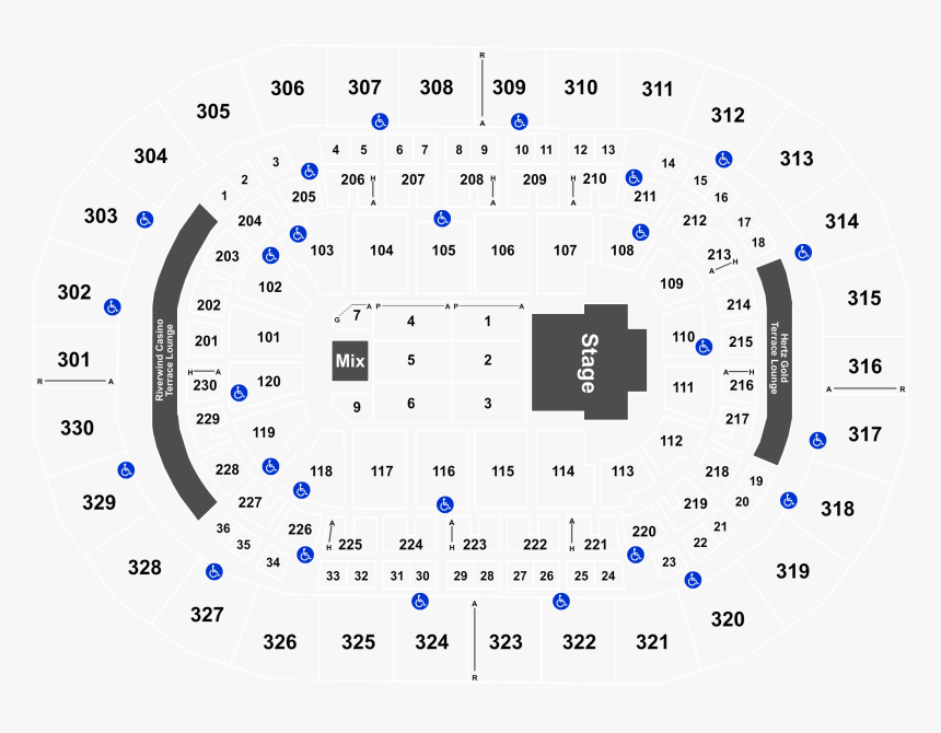 Transparent Chris Brown Png - Chesapeake Arena 104 Row, Png Download, Free Download