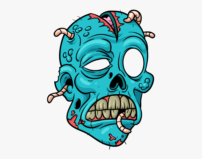 Collection Of Free Zombies Drawing Cartoon Download - Cartoon Zombie Face P...