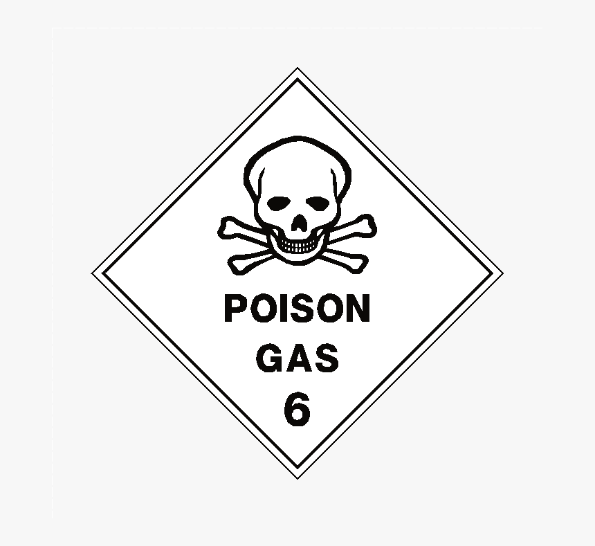 Poison Gas 6 Label - Toxic Gas Logo Png, Transparent Png, Free Download