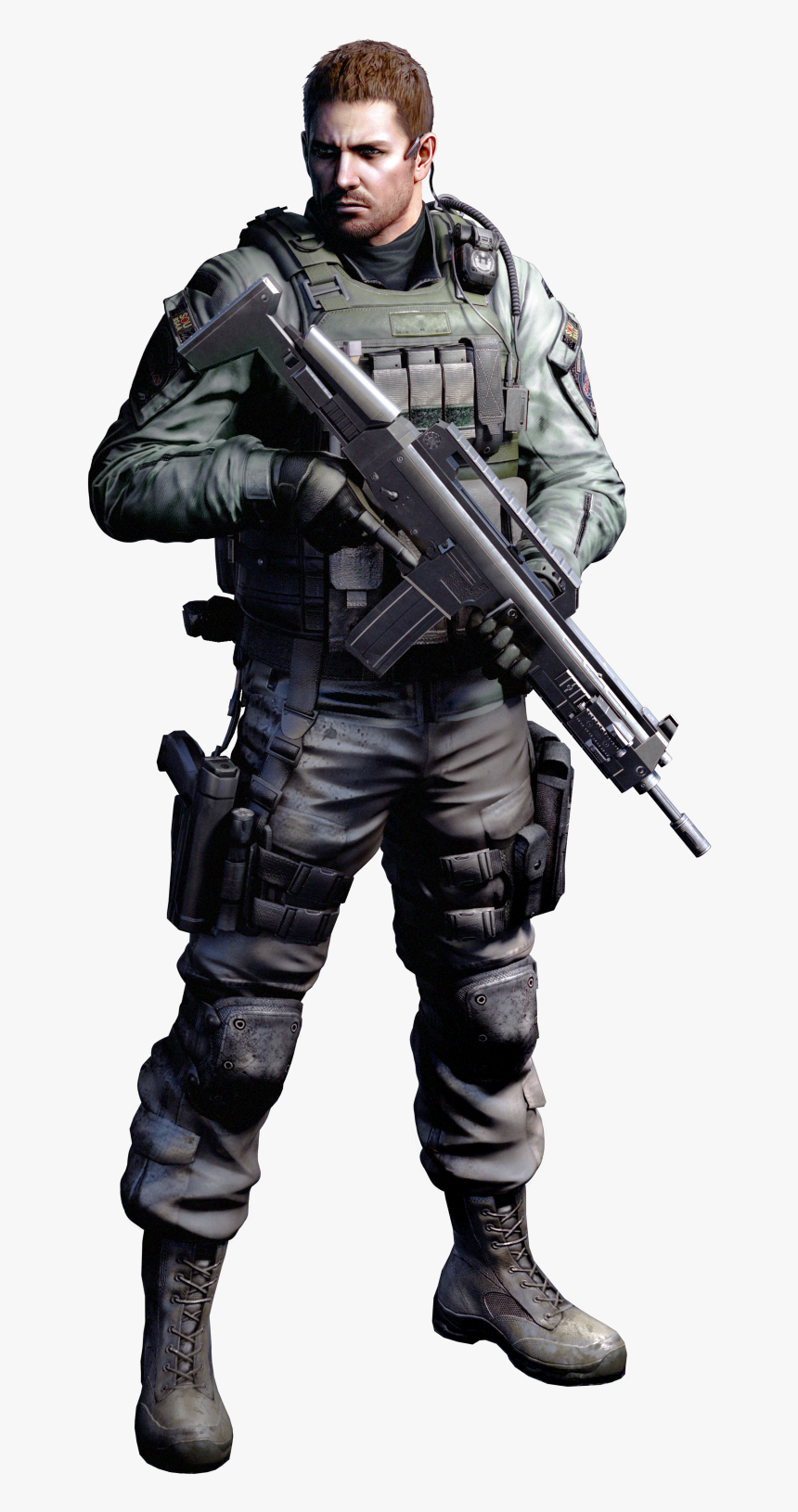 Chris Redfield - Chris Redfield Resident Evil 6 Png, Transparent Png, Free Download