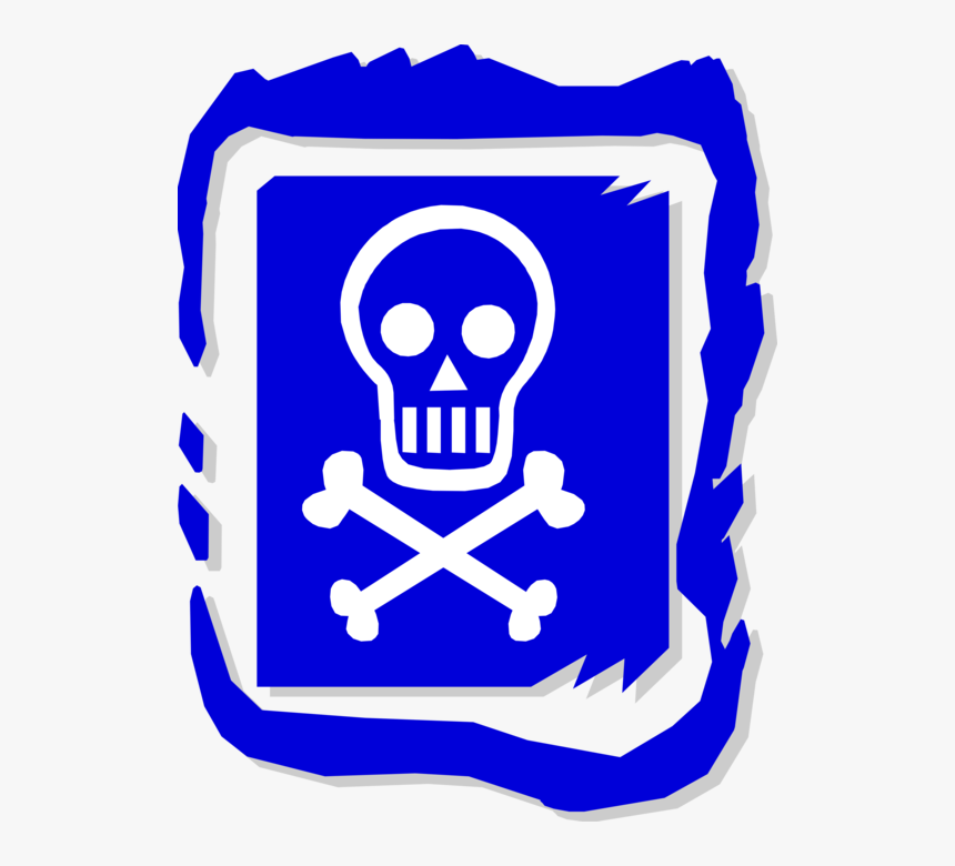 Vector Illustration Of Skull And Crossbones Identify - Electric Tower, HD Png Download, Free Download