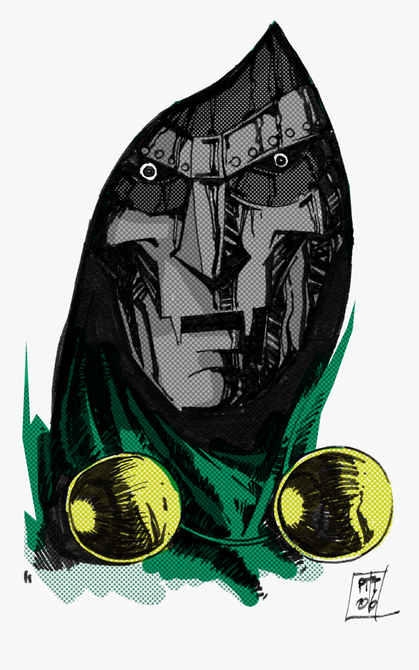 Dr - Doom - Illustration, HD Png Download, Free Download