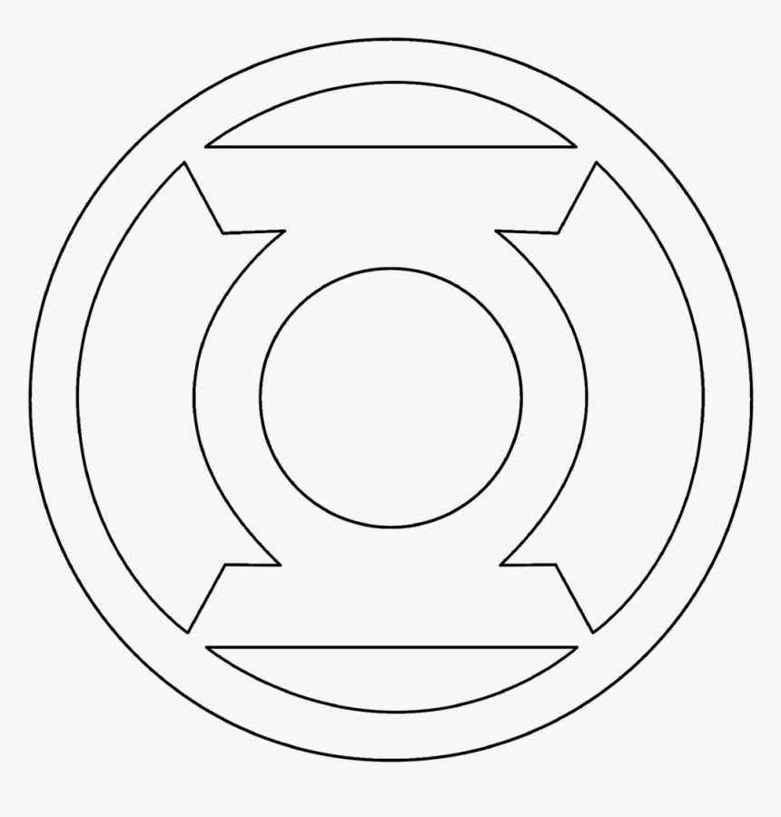 Batman Logo Drawing - Green Lantern Symbol Drawing, HD Png Download, Free Download