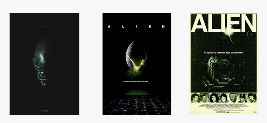 In Space No One Can Hear You Scream - Alien In Space No One Can Hear You Scream Poster, HD Png Download, Free Download