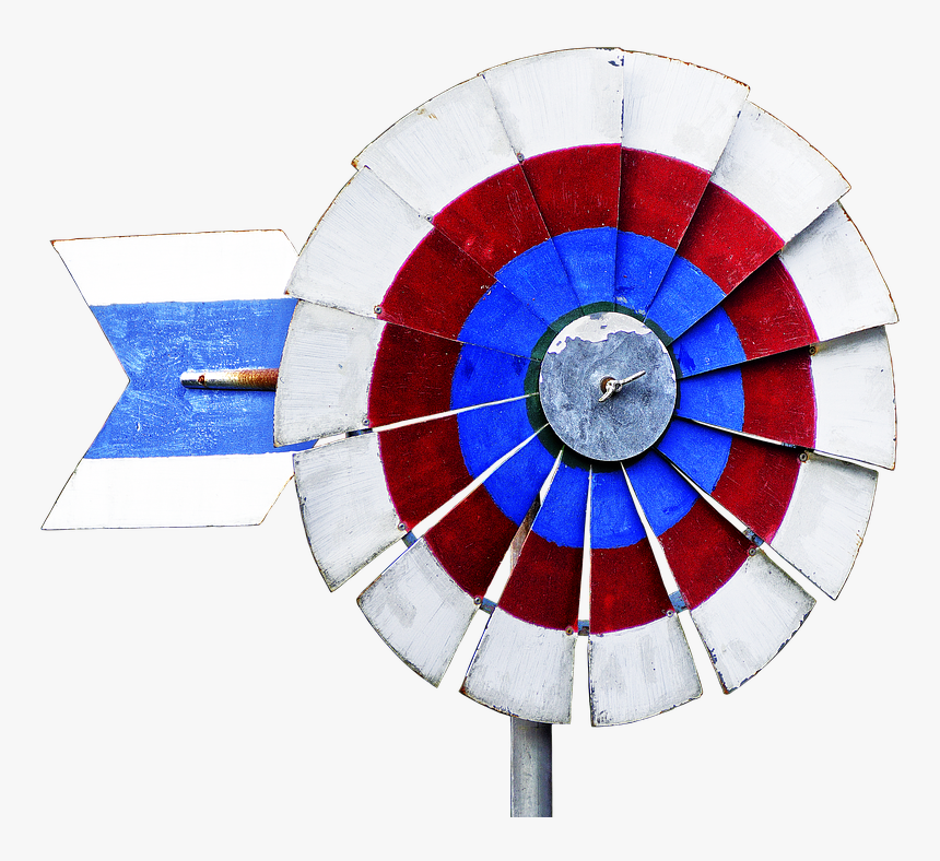 Pinwheel, Windmill, Us-style, Turn, Old, Nostalgia - Windmill, HD Png Download, Free Download