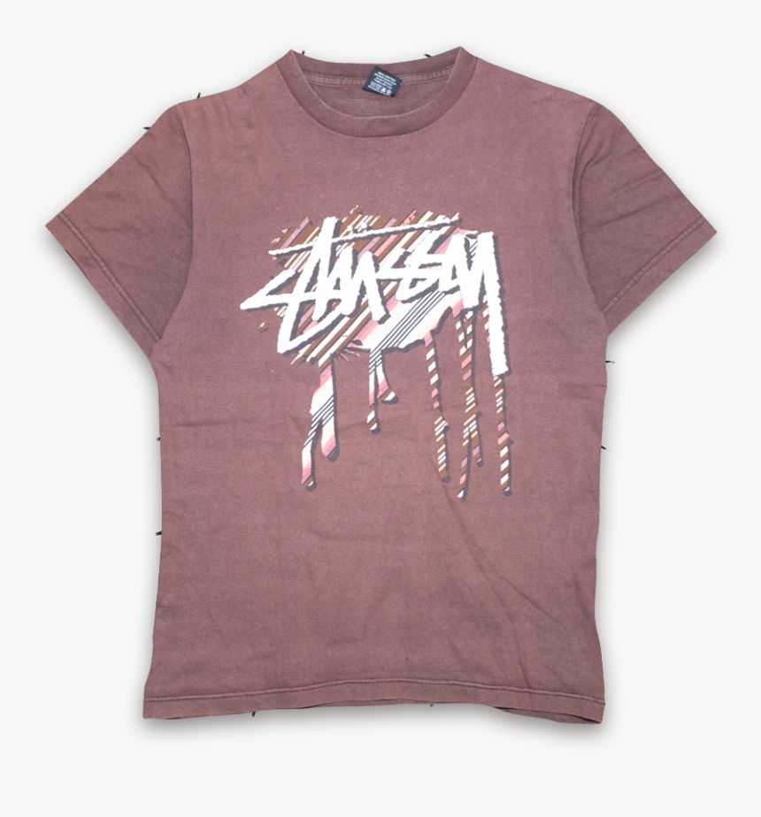 Vintage Stussy Logo T-shirt - Active Shirt, HD Png Download, Free Download