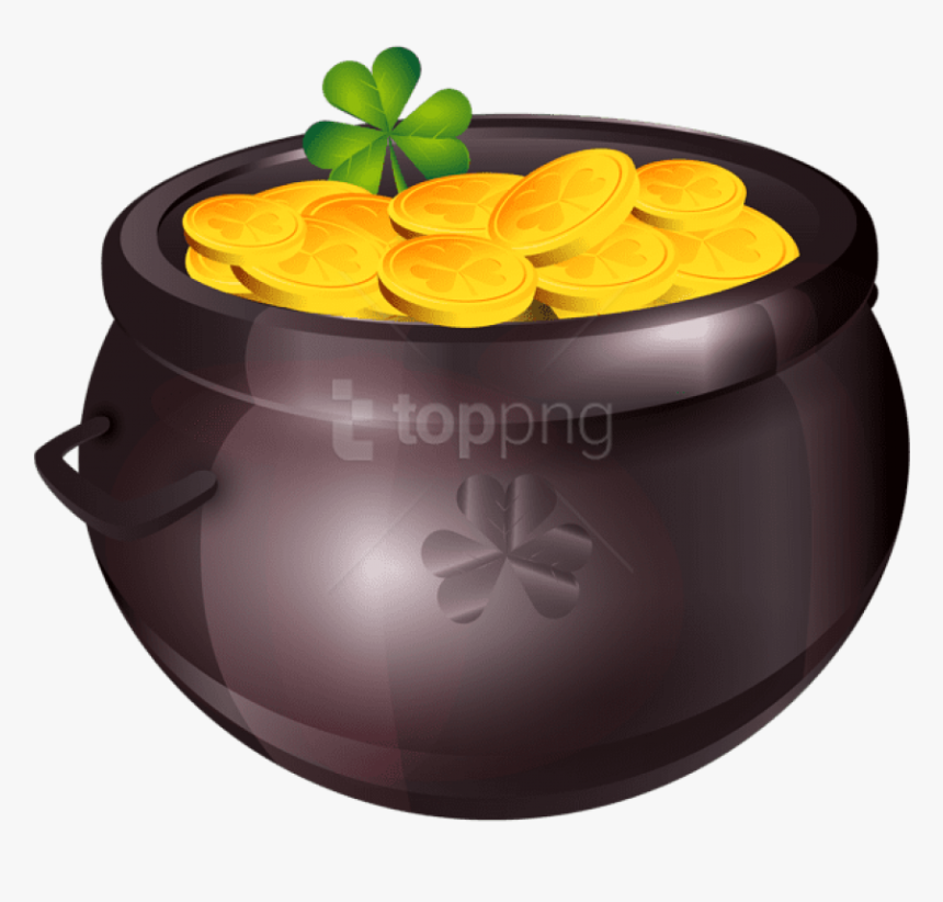 Leprechaun Pot Of Gold Png - Pot O Gold Transparent Background, Png Download, Free Download