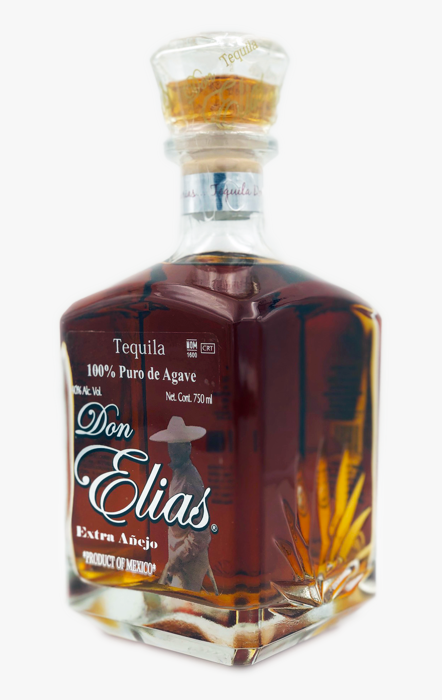 Don Elias Extra Anejo Tequila - Glass Bottle, HD Png Download, Free Download