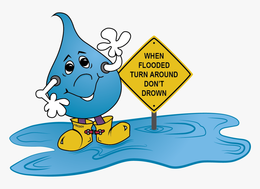 Turn Around Don"t Drown Warning Signs To Oklahoma Communities - Flooded Turn Around Don T Drown Png, Transparent Png, Free Download