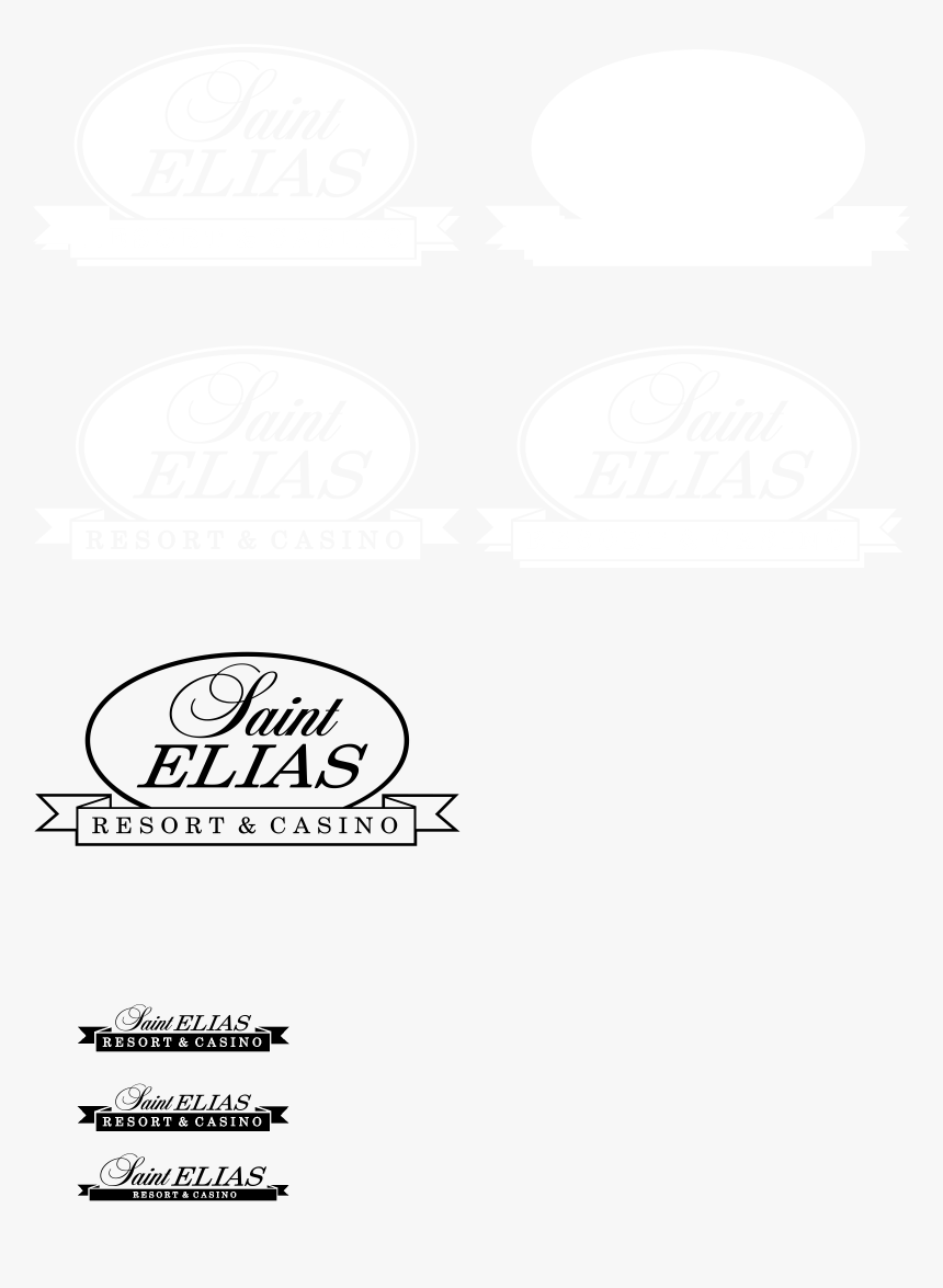 Saint Elias Logo Black And White - Calligraphy, HD Png Download, Free Download