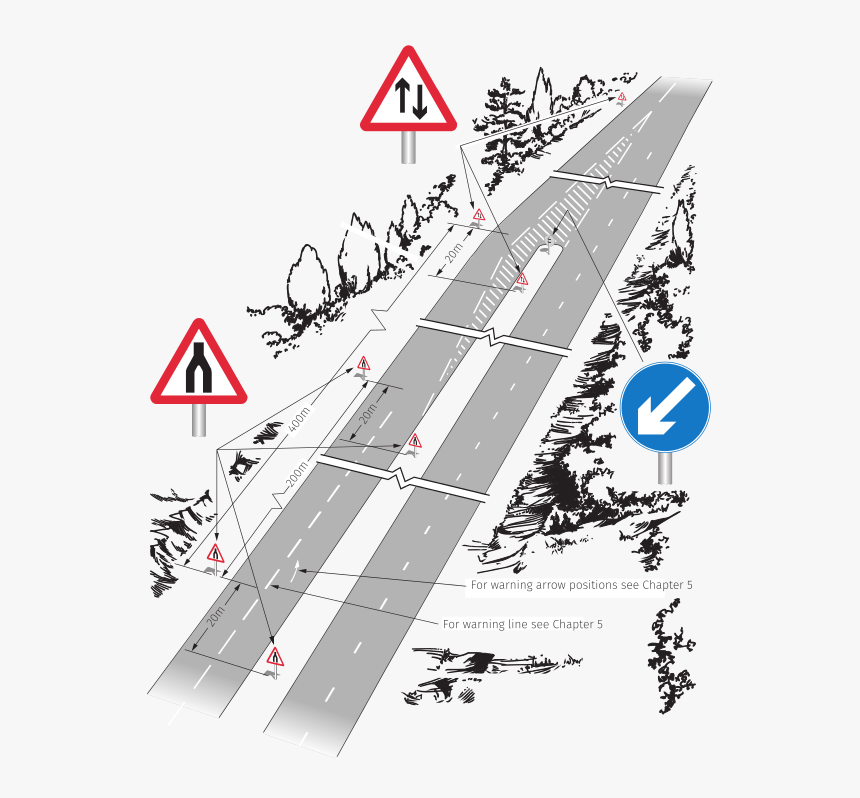 Traffic Signs Manual Chapter 4 Figure 5 2 - Engineering Designs Of Roads, HD Png Download, Free Download