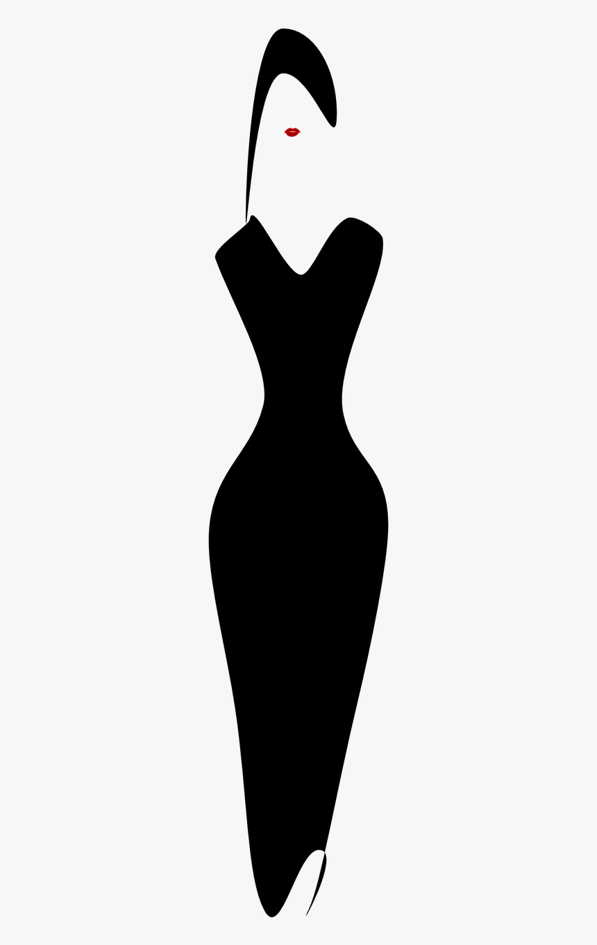 Little Black Dress Fashion White - Black Dress Png, Transparent Png, Free Download