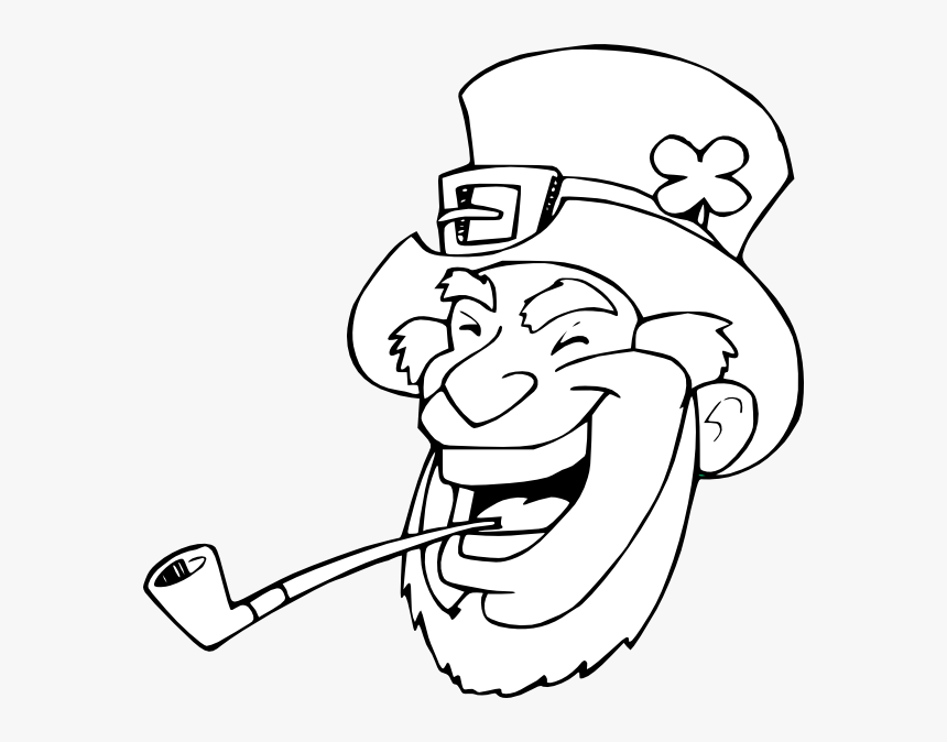 1 - Leprechaun Outline, HD Png Download, Free Download