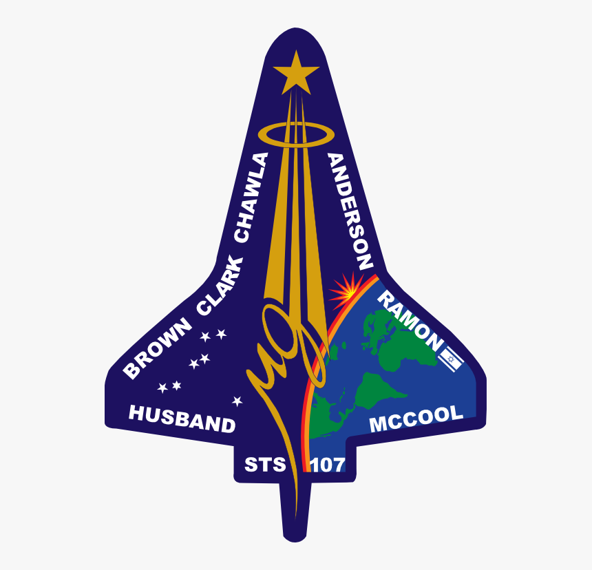 Clip Art Sts 107 Flight Insignia Nasa - Sts 107 Logo, HD Png Download, Free Download