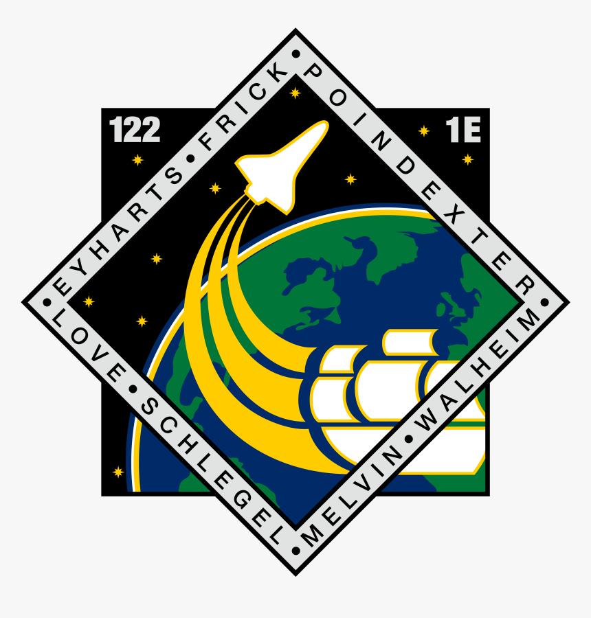 Sts-122 Patch - Sts 122 Patch, HD Png Download, Free Download