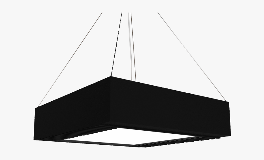 Pendant Lamp Quadrado Aberto Ripado - Light, HD Png Download, Free Download