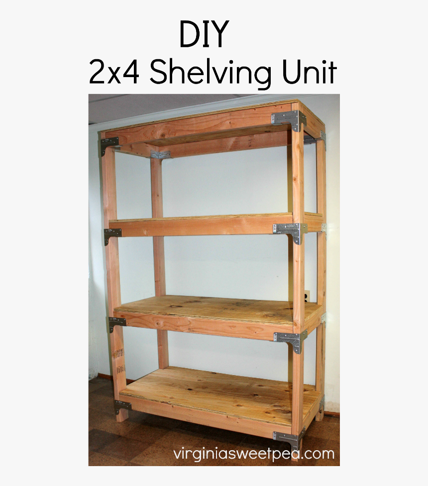 Adjustable Brackets For 2x4 Shelving, HD Png Download, Free Download