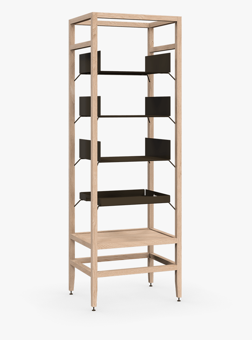 Coquo Volitare White Oak Solid Wood Modular 3 Shelves - Shelf, HD Png Download, Free Download