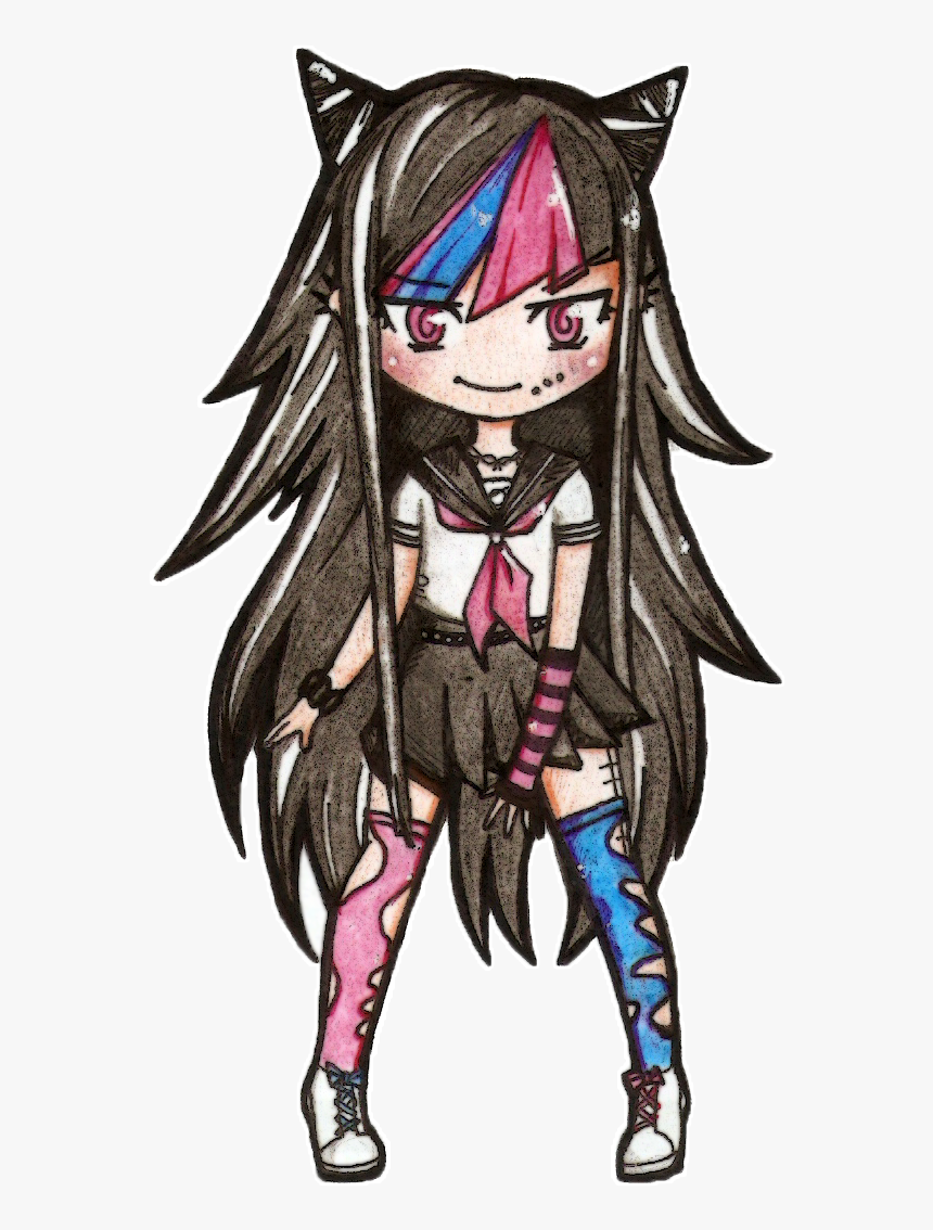 Super Danganronpa 2 ~ Chibi Ibuki Mioda By Mittsune, HD Png Download, Free Download