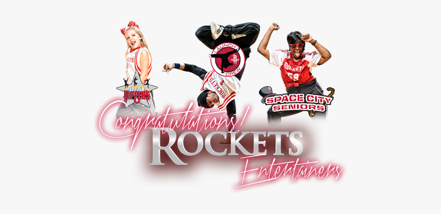 Congratulations Rockets Entertainers - Little Dippers Houston Rockets, HD Png Download, Free Download