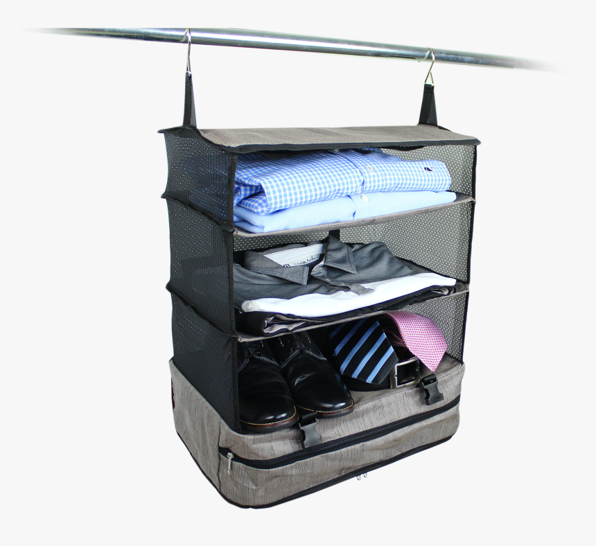 Stow N Go Hanging Travel Shelves - Stow N Go Luggage, HD Png Download, Free Download