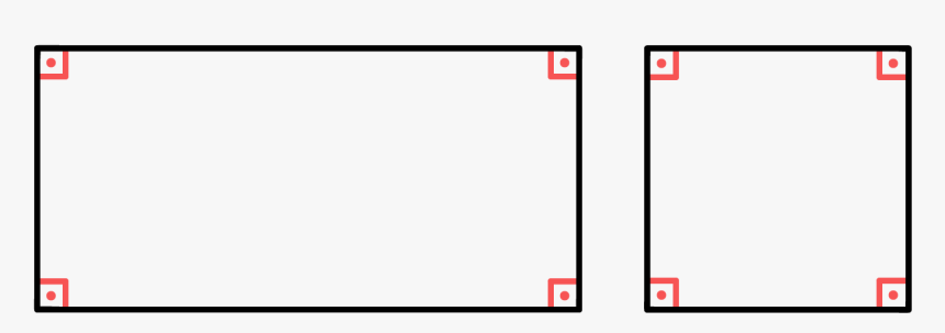 Todos Os Quatro Ângulos Dos Quadrados São Retos - Quadrado Com Angulos Retos, HD Png Download, Free Download