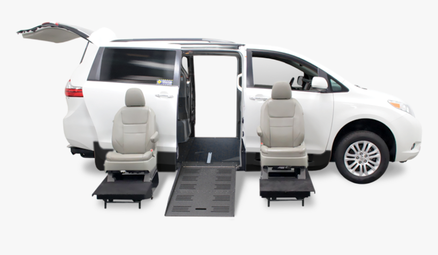 Toyota Sienna Side Entry Wheelchair Conversion - Toyota Sienna Wheelchair Van, HD Png Download, Free Download