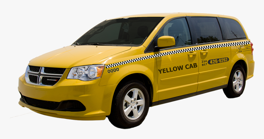 2014 Dallas Yellow Cab Co - Mini Van Cab, HD Png Download, Free Download