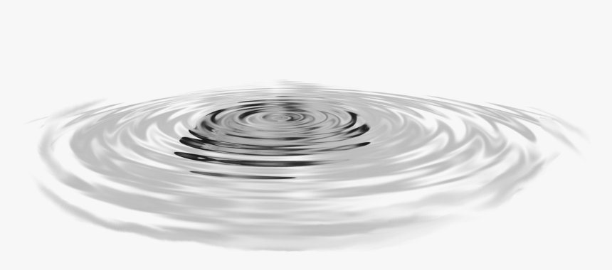 Water Effect Png Download - Monochrome, Transparent Png, Free Download