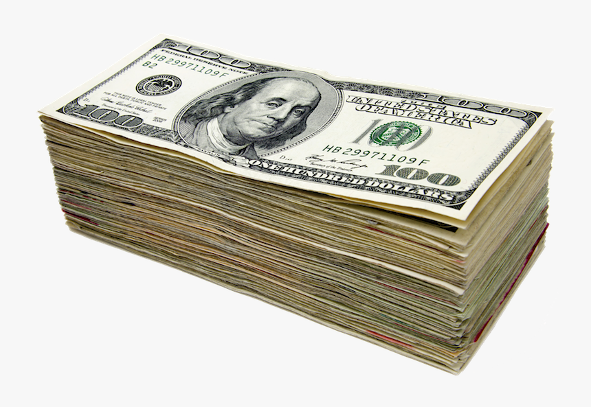 Wad Of Cash Transparent - Wad Of Money Transparent, HD Png Download, Free Download