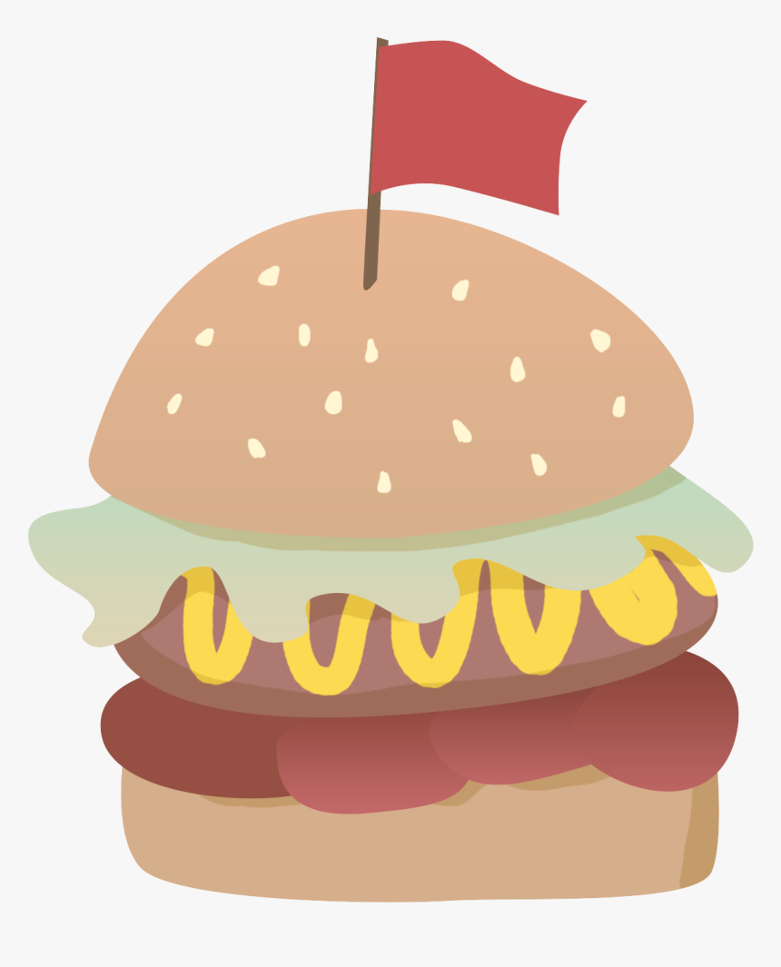Transparent Cartoon Burger Png - Fast Food, Png Download, Free Download