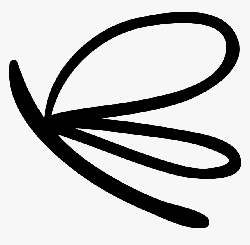 Dragonfly Hand Drawn Insect - Dragonfly Icon Png, Transparent Png, Free Download