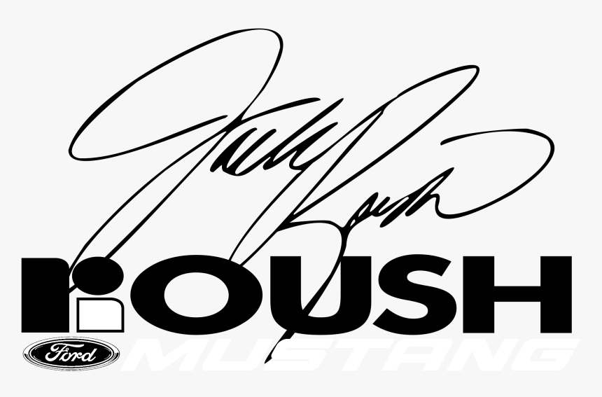 Jack Roush Logo Black And White - Jack Roush, HD Png Download, Free Download