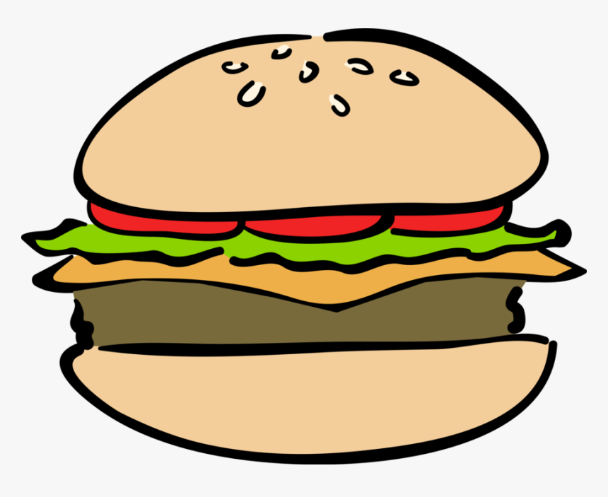 Transparent Burger Clipart - Burger Vector Png, Png Download, Free Download