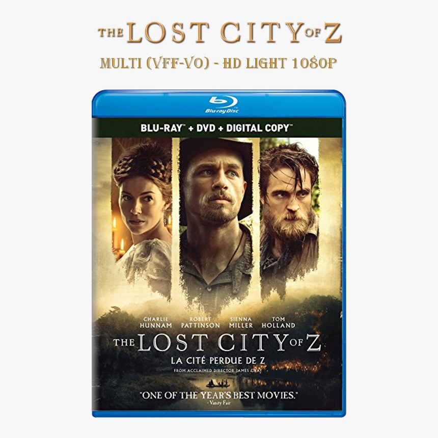Charlie Hunnam, Sienna Miller, Tom Holland Genre - Lost City Of Z Bluray, HD Png Download, Free Download