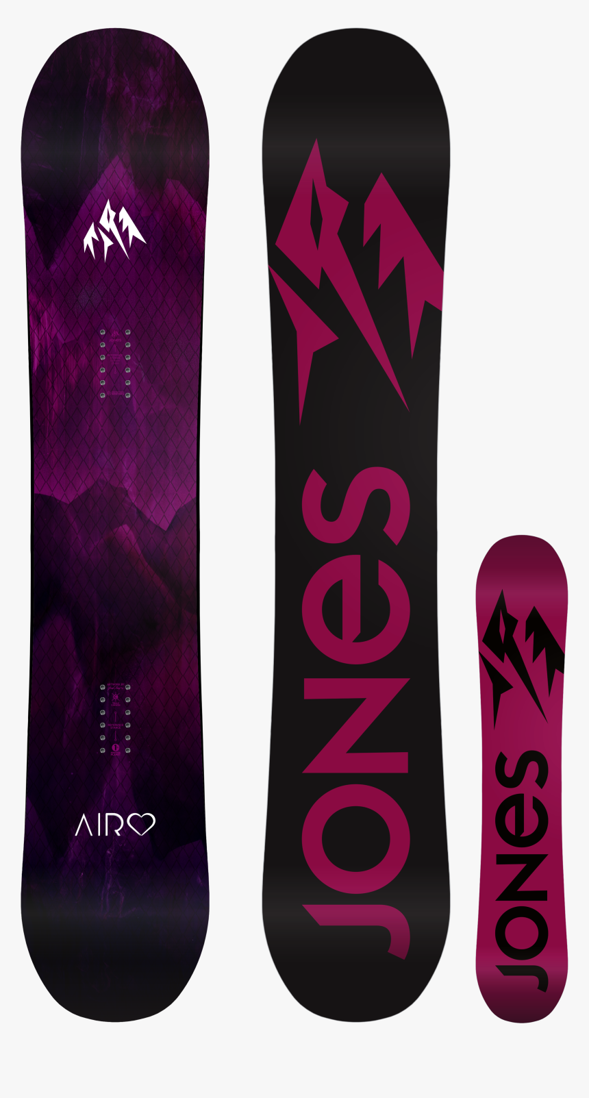 Jones Air Heart - Snowboarding, HD Png Download, Free Download